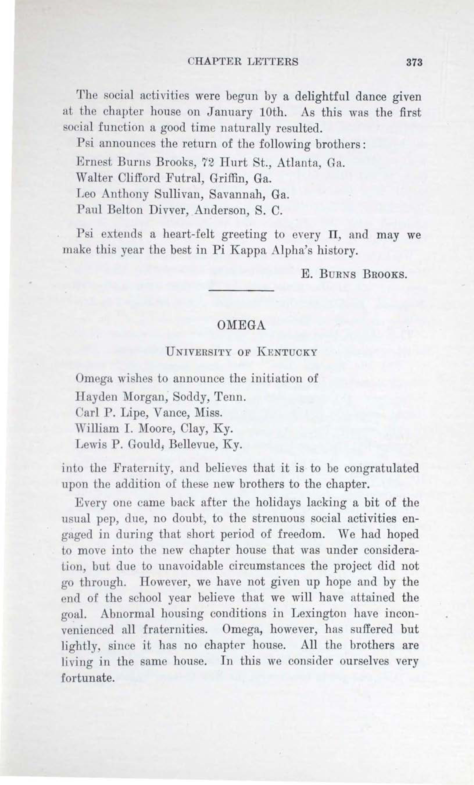 Omega, February 1920